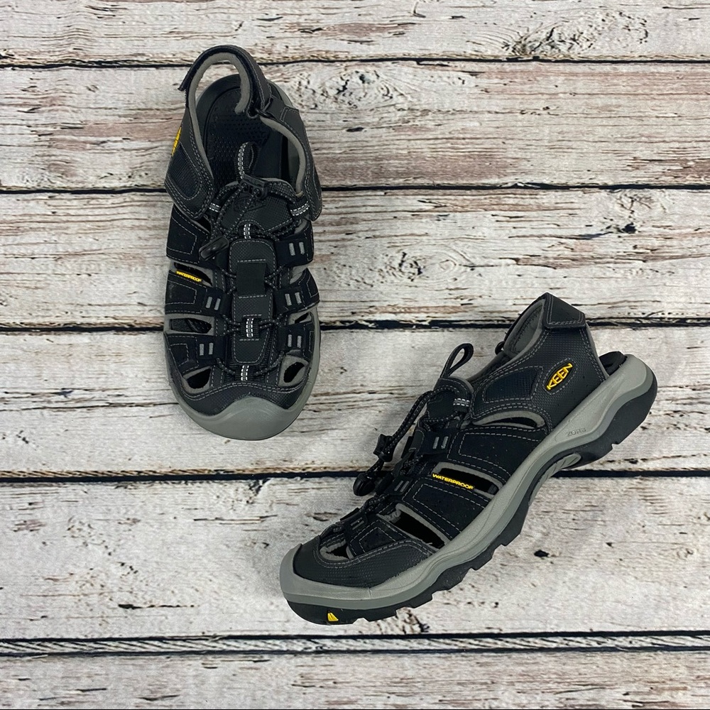 Keen Mens Newport H2 Water Sandals Black 8.5